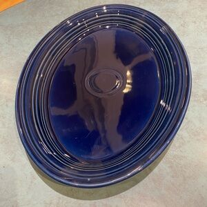 Fiesta Ware Cobalt serving platter